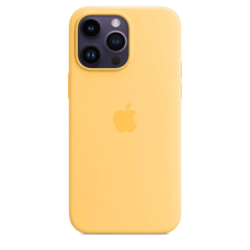 Чохол Apple iPhone 14 Pro Max Silicon Case MagSafe (Yellow)