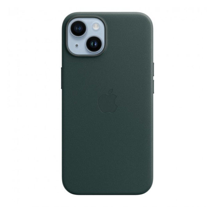Чохол Apple iPhone 14 Plus Leather Case MagSafe (Green)
