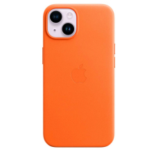 Чохол Apple iPhone 14 Plus Leather Case MagSafe (Orange)