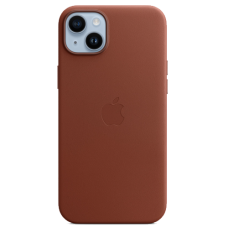 Чохол Apple iPhone 14 Plus Leather Case MagSafe (Brown)