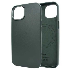 Чохол Apple iPhone 14 Leather Case MagSafe Green