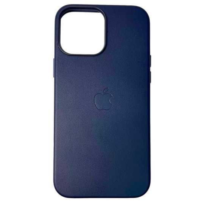Чохол Apple iPhone 14 Leather Case MagSafe Blue
