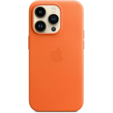 Чохол Apple iPhone 14 Pro Leather Case MagSafe (Orange)