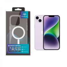 Чохол Apple iPhone 14 Monblan Magnetic Crystal Series (Transparent)
