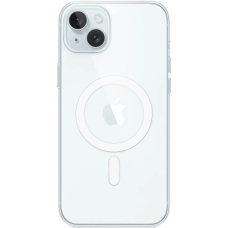 Apple iPhone 15 Plus Silicon Case MagSafe Transparent