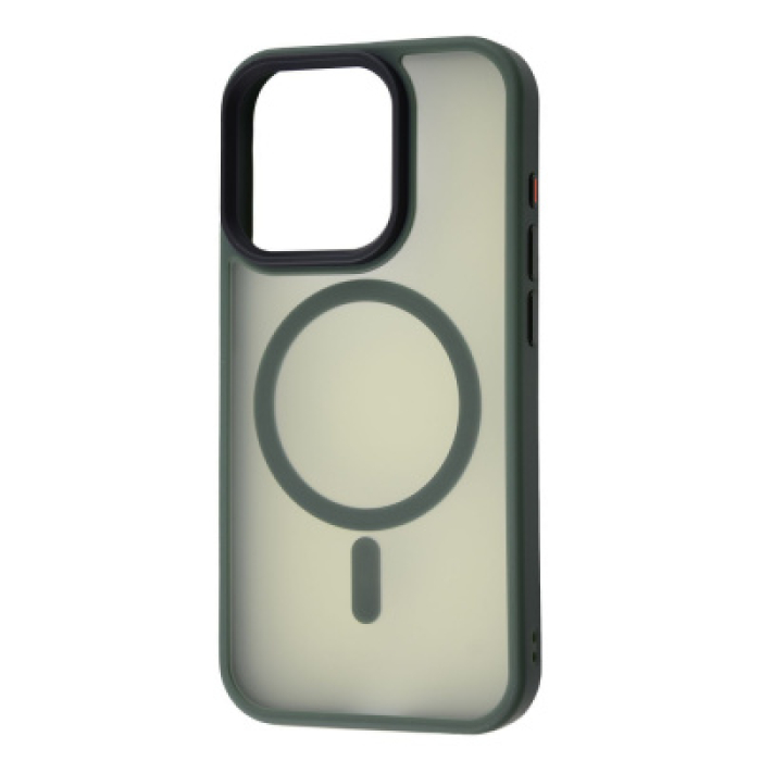 Чохол Apple iPhone 15 WAVE Matte Case with MagSafe (Green)