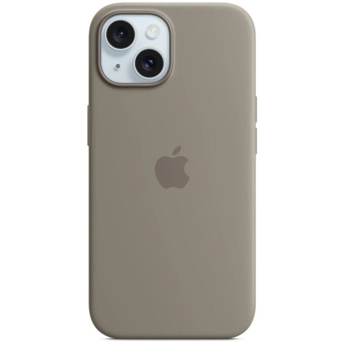 Apple iPhone 15 Silicon Case MagSafe (Clay)