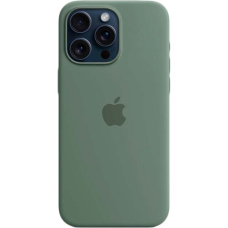 Apple iPhone 15 PRO Max Silicon Case MagSafe (Green)