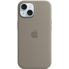 Apple iPhone 15 Plus Silicon Case MagSafe (Clay)