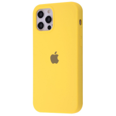 Чохол Silicone Case Full iPhone 12 Pro Max (yellow)