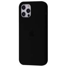 Чохол Silicone Case Full iPhone 12 Pro Max (black)
