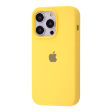 Чехол Silicone Case Full iPhone 14 Pro (Yellow)