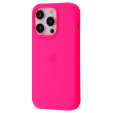 Чохол Silicone Case Full iPhone 15 Pro (Bright pink)