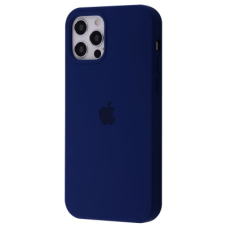 Чохол Silicone Case Full iPhone 12 Pro Max (deep navy)