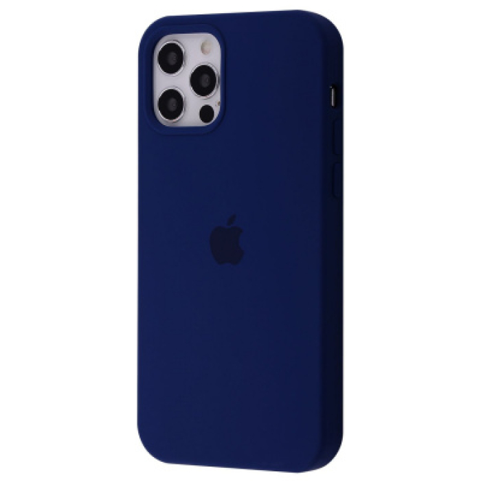 Чохол Silicone Case Full iPhone 12 Pro Max (deep navy)