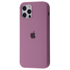 Чохол Silicone Case Full iPhone 12 Pro Max (black currant)