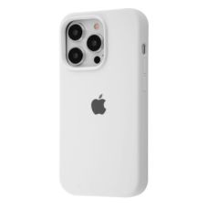 Чехол Silicone Case Full iPhone 14 Pro (White)