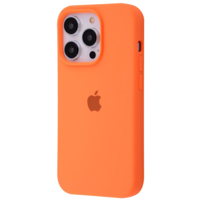 Чохол Silicone Case Full iPhone 15 Pro (Рapaya)