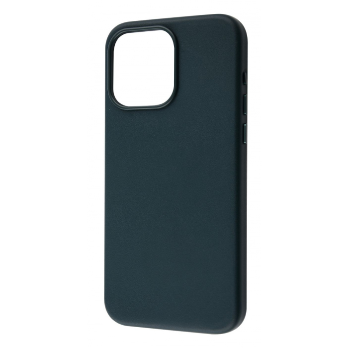 Чохол WAVE Premium Leather Edition Case with MagSafe iPhone 15 Pro Max (Forest green)