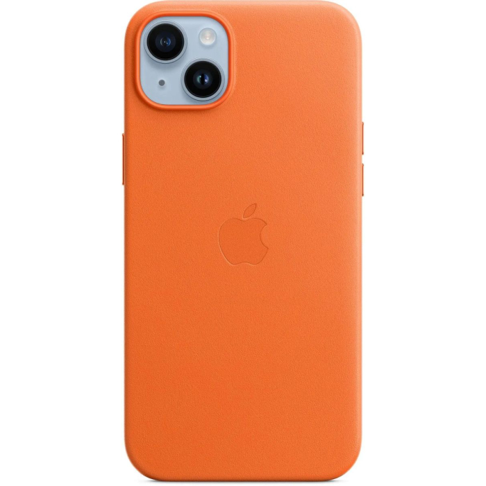 Чохол WAVE Premium Leather Edition Case with MagSafe iPhone 14 Plus/15 Plus (Оrange)