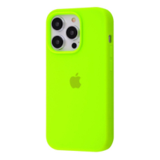 Чехол Silicone Case Full iPhone 14 Pro (Lime green)