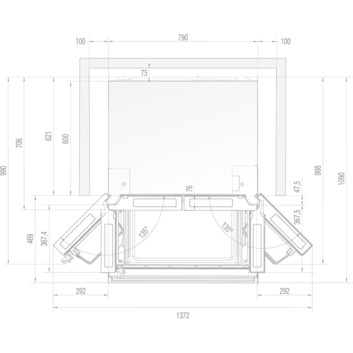Холодильник Gorenje NRM8181UX UA