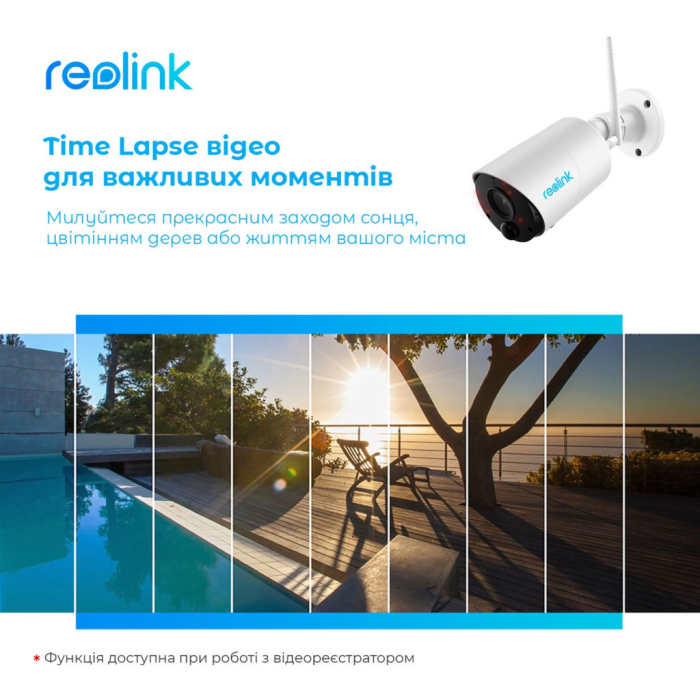 Камера відеоспостереження Reolink Argus Eco UA