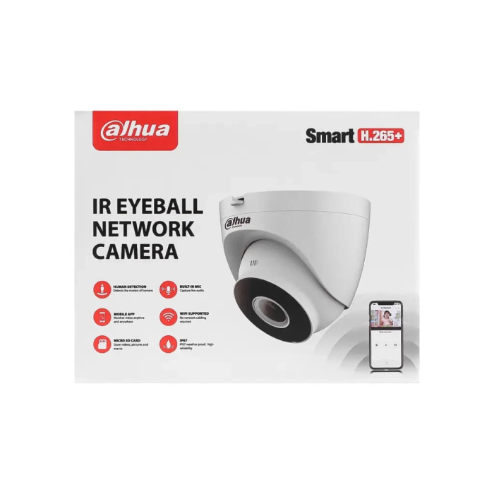 Камера відеоспостереження Dahua DH-IPC-HDW1230DT-SAW (2.8) UA