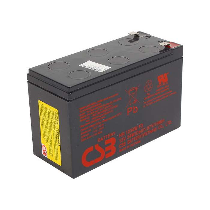 Батарея до ДБЖ 12В 9Аг CSB (HR1234WF2) UA