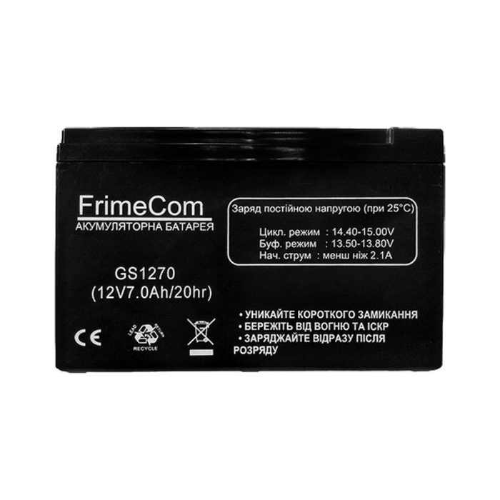Батарея до ДБЖ Frime GS1270 12V 7Ah UA