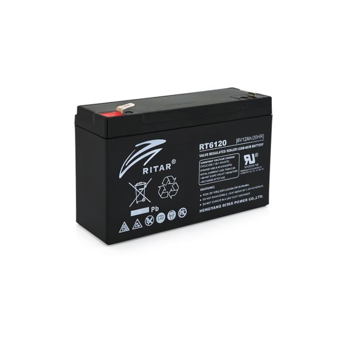 Батарея до ДБЖ Ritar 6V-12Ah (RT6120) UA