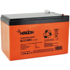 Батарея до ДБЖ Merlion 12V-12Ah GEL (GL12120F2 GEL) UA