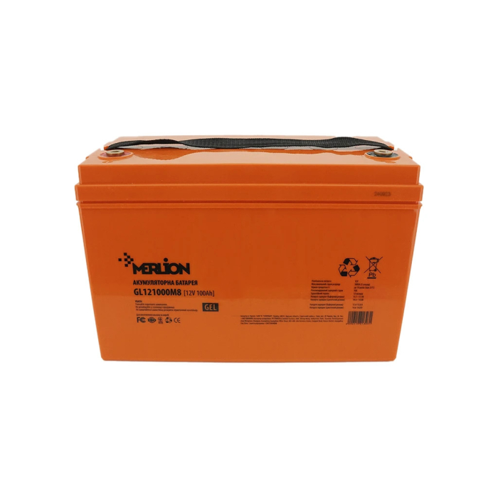 Батарея до ДБЖ Merlion 12V-100 Ah GEL (GL121000M8 GEL) UA