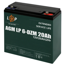 Батарея до ДБЖ LogicPower 12V 20Ah LP-6-DZM-20 (5438) UA
