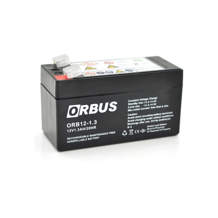 Батарея до ДБЖ Orbus ORB1213 AGM 12V 1.3Ah (ORB1213) UA