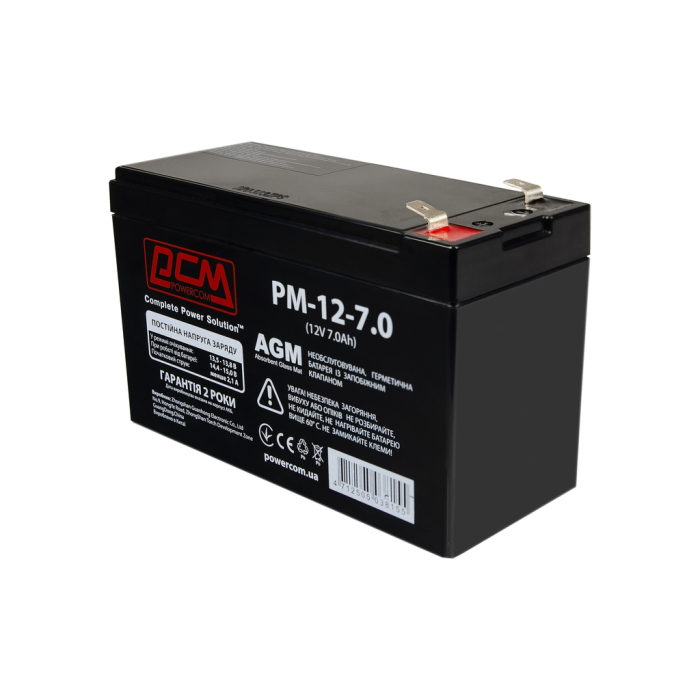 Батарея до ДБЖ Powercom 12В 7Ah (PM-12-7) UA