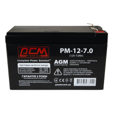 Батарея до ДБЖ Powercom 12В 7Ah (PM-12-7) UA