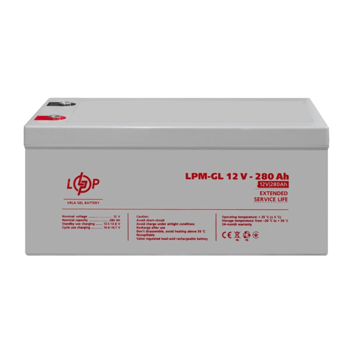 Батарея для ИБП LogicPower LPM-GL 12V - 280Ah UA