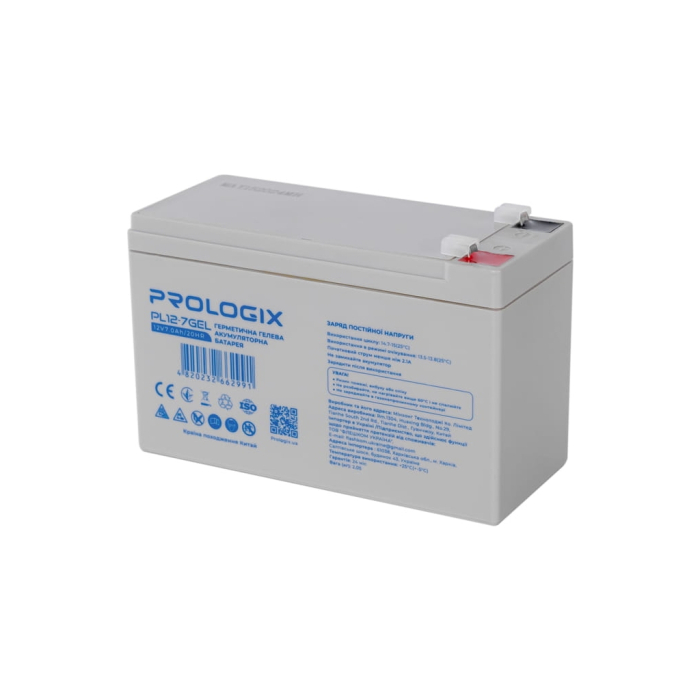 Батарея для ИБП Prologix 12V-7Ah GEL (PL12-7GEL) UA