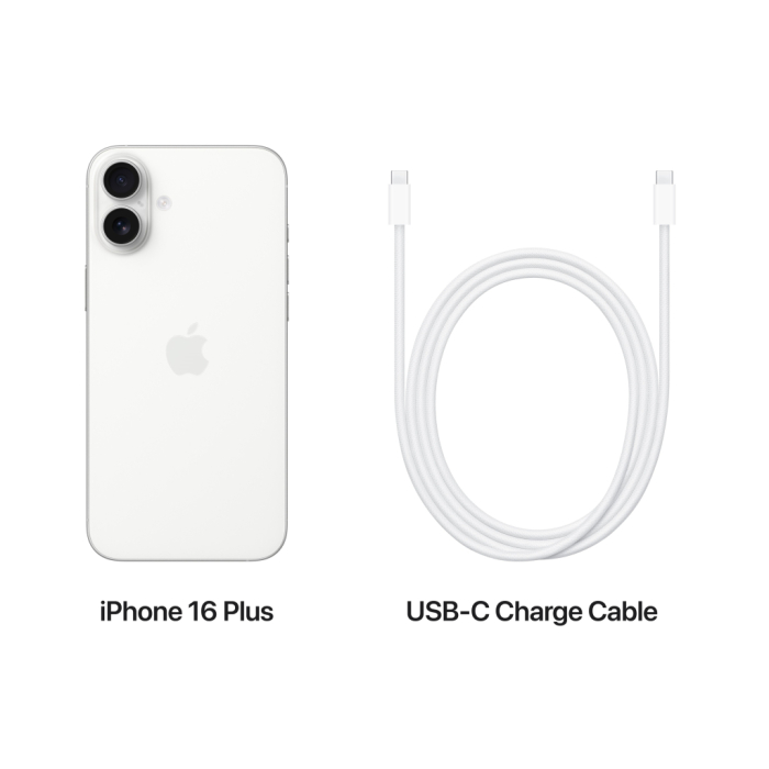 Apple iPhone 16 Plus 128GB White UA