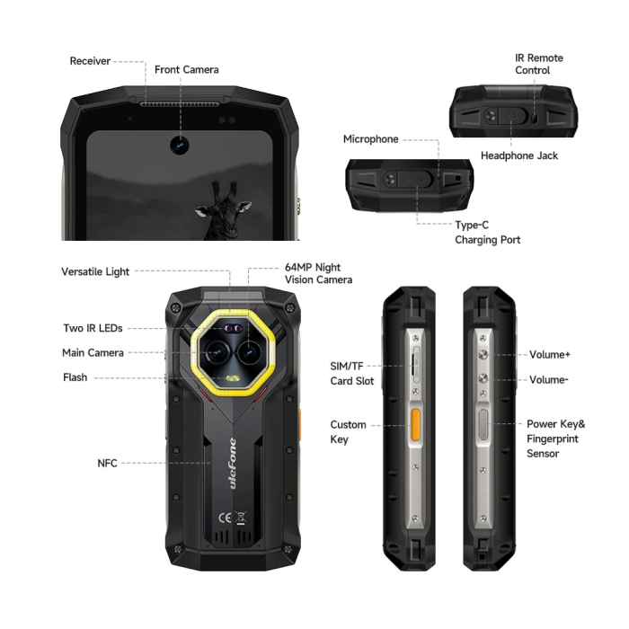 Мобільний телефон Ulefone Armor Black UA