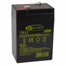 Батарея до ДБЖ Gemix LP 6В 4.5Ач (LP6-4.5 Т2) UA