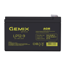 Батарея до ДБЖ Gemix LP 12В 9Ач (LP12-9) UA