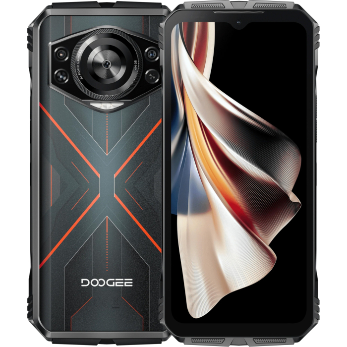 Doogee S cyber 8/256Gb Black Red (6923740212431) UA