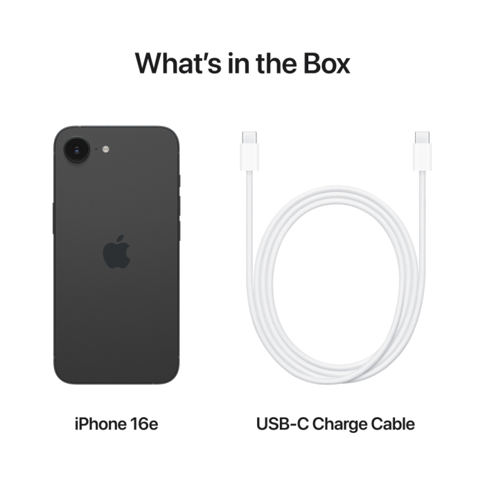 Apple iPhone 16e 128GB Black UA