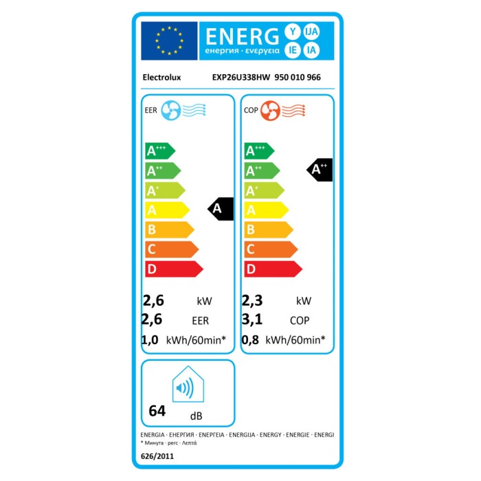 Кондиціонер Electrolux EXP26U338HW UA
