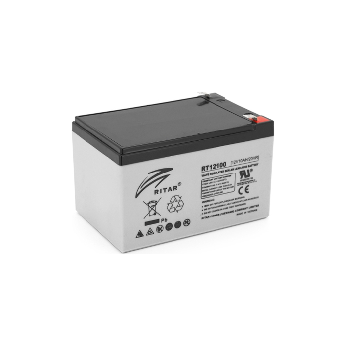 Батарея до ДБЖ Ritar AGM 12V 10Ah (RT12100) UA
