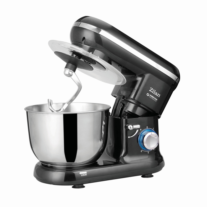 Мультиміксер з чашею Hurricane Zilan ZLN3185, 1400W, black / silver