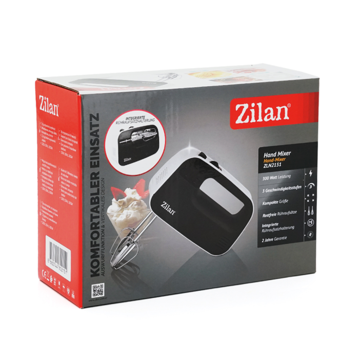 Міксер Zilan ZLN2151, 300W, Black