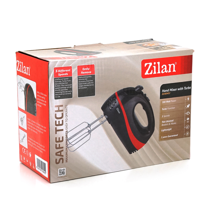 Миксер Zilan ZLN8402, 300W, black